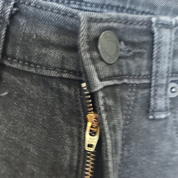 Old Navy Boy's 10 Slim Straight Built in Flex Adjustable Waist Black Jeans - Picture 4 of 8